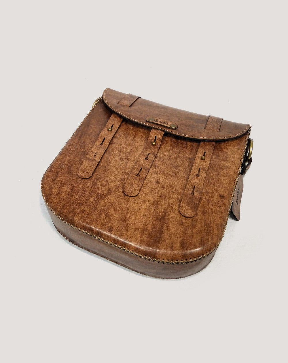 Satchel In Grey Dawson Backpack